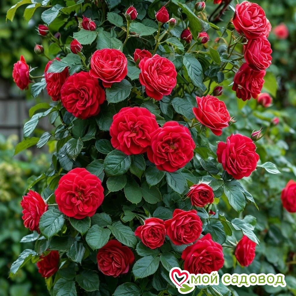 Роза плетистая Алый Триумф