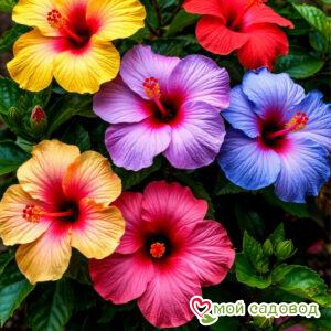 Гибискус Микс Сортов